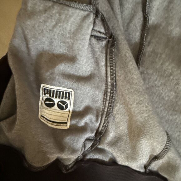 Vtg Puma Velour Full Zip Track Jacket Brown | Mens XL - Picture 15 of 16